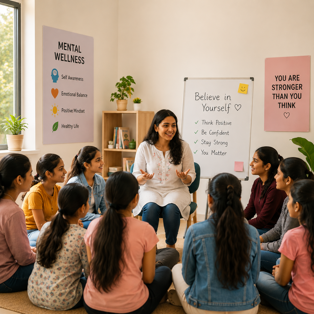 Students in wellness program